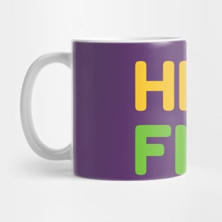 Hi Five with Baloon Mug